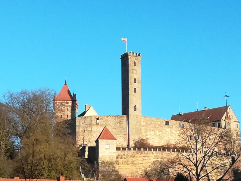 Burg Abenberg am wunderschönen 1. Januar 2020 mit tollem Ausblick Burg Abenberg am wunderschönen 1. Januar 2020 mit tollem Ausblick