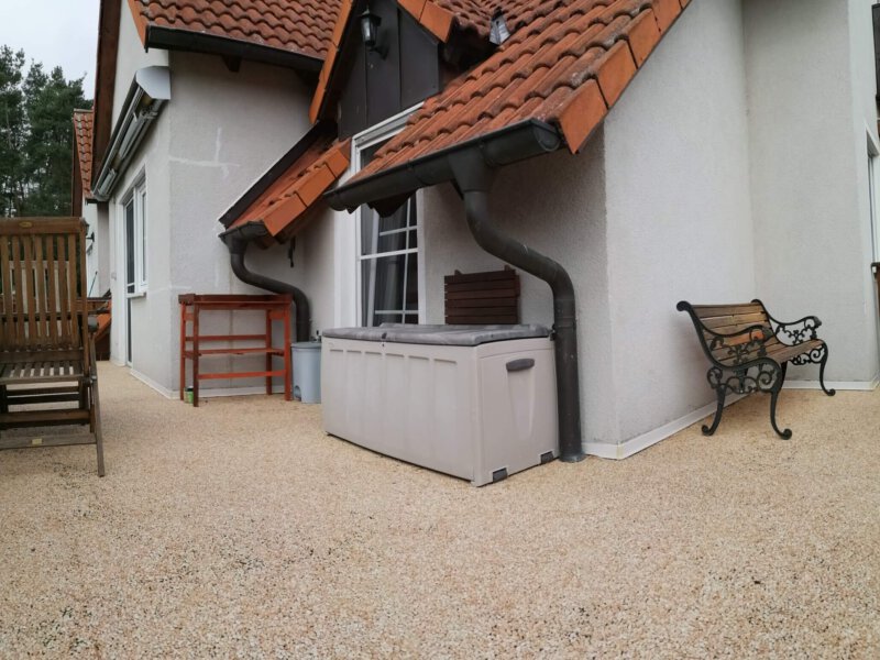 Der große Balkon (22 m²) viel Platz zum chillen Frühstück im Freien