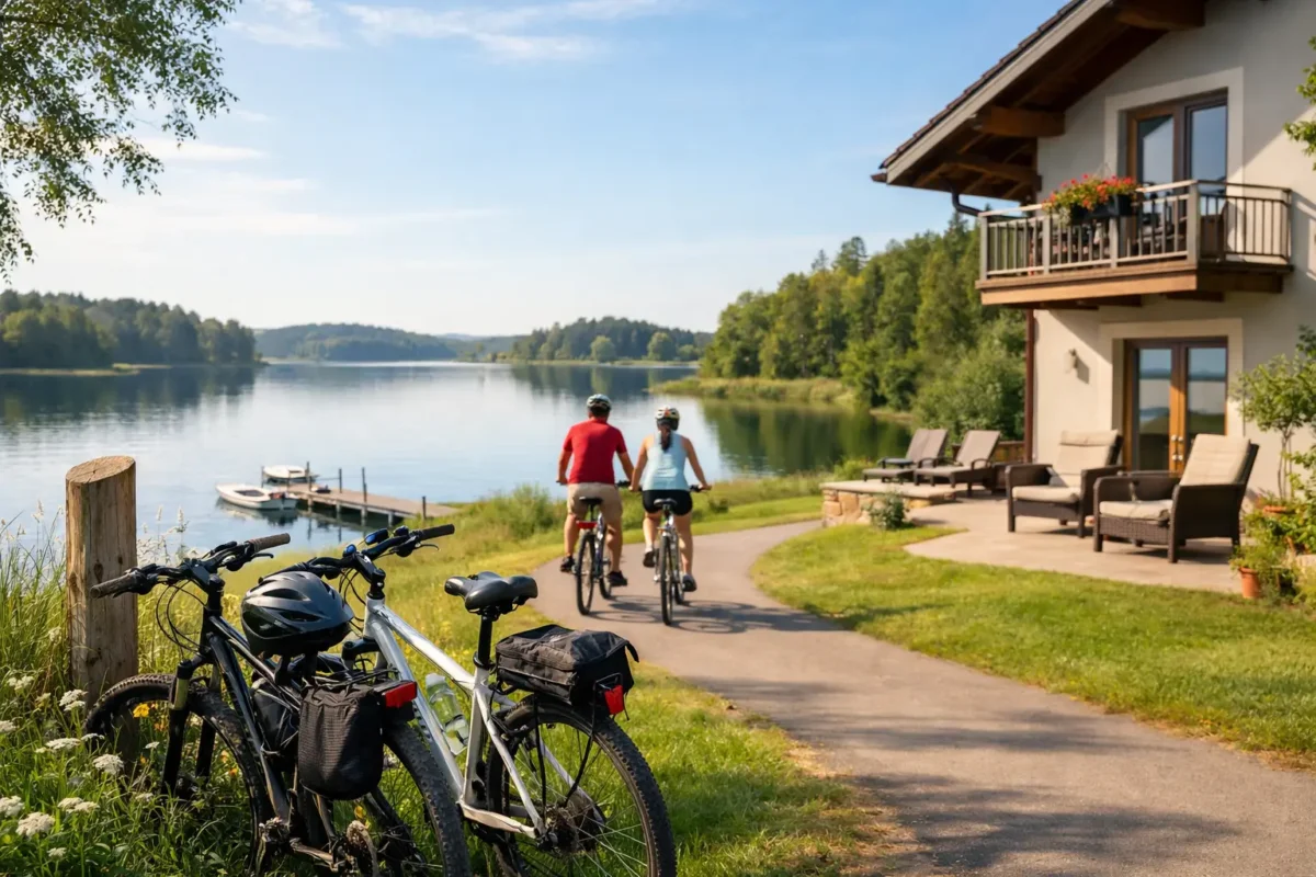 Ferienwohnung mit Radwegen im Seenland