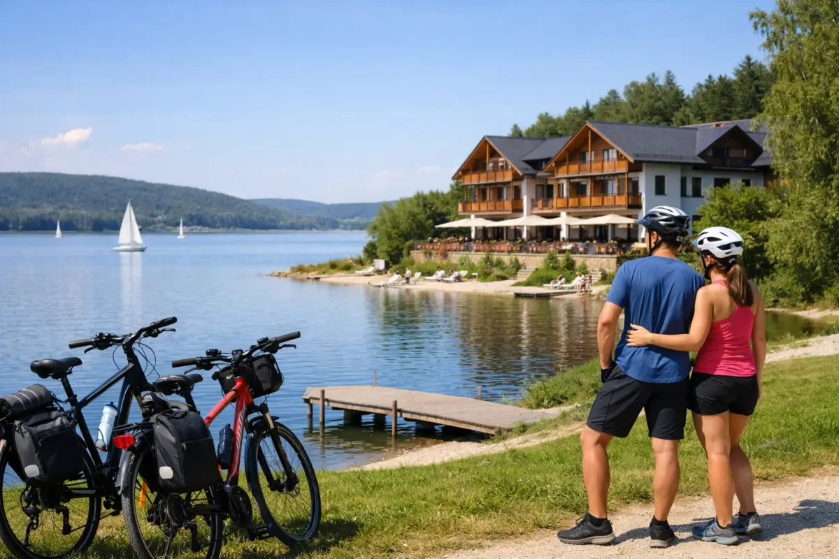 Unterkunft für Radurlaub am Brombachsee
