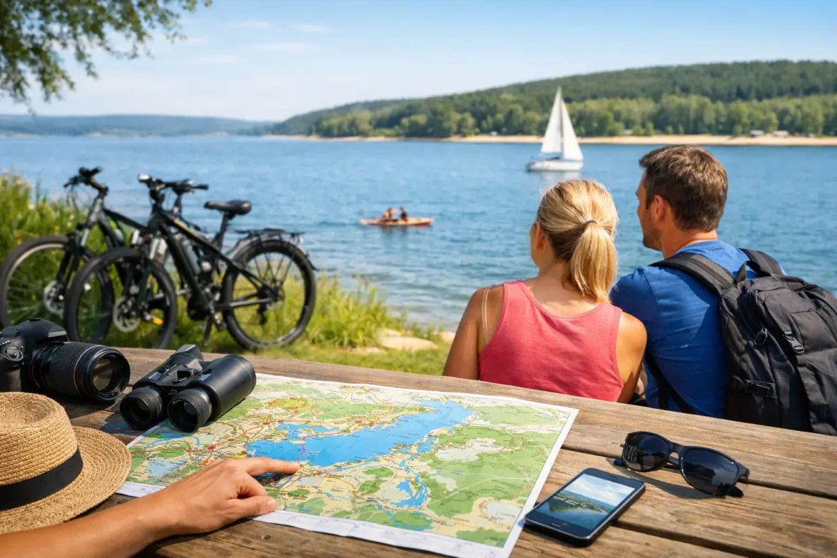 Aktivurlaub am Brombachsee für Paare planen