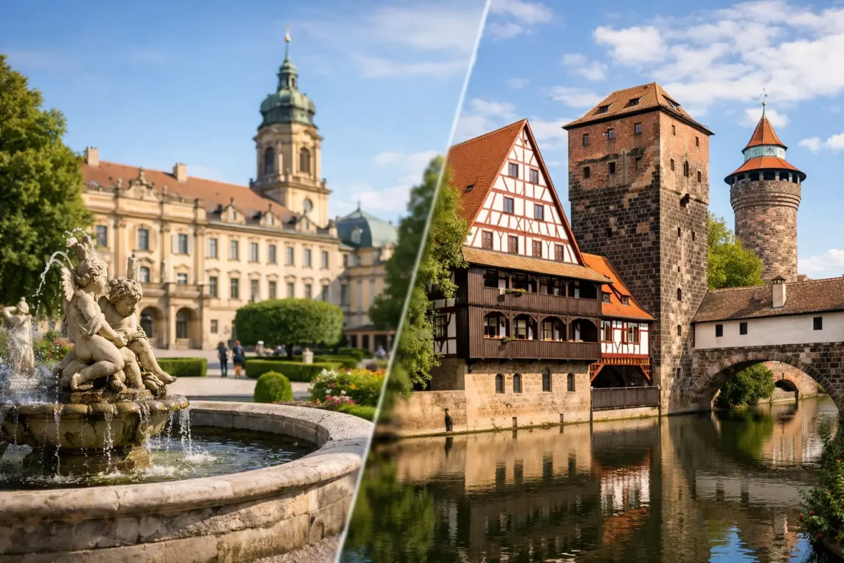 Ansbach oder Nürnberg: Tagesausflug wählen