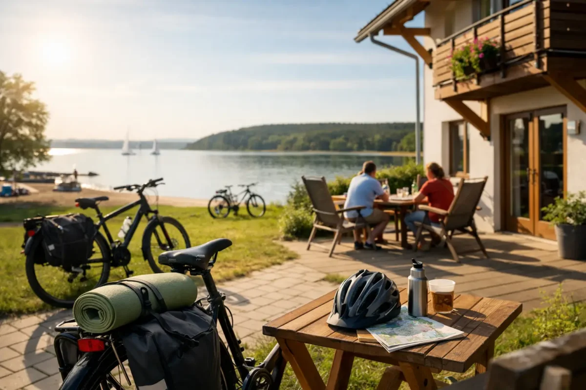 Fahrradfreundliche Unterkunft am Brombachsee finden